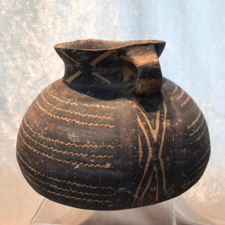 アンダーソン土器　彩陶双耳壺　古代