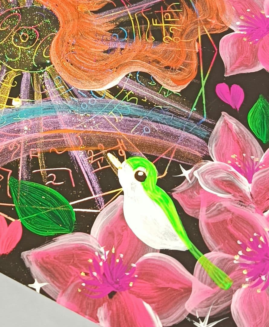 ふーか❀本日開運日ホーホケキョ桃❀ダブル八角フトマニ図