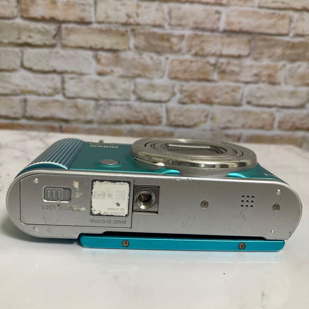CASIO EXILIM EX-ZR1800 ブルー ジャンク 動作未確認