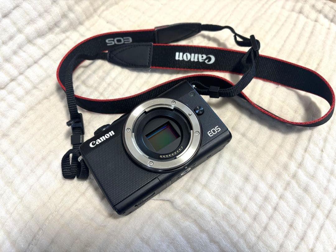 【美品】Canon ミラーレス一眼カメラ EOS M100 ＋単焦点レンズ