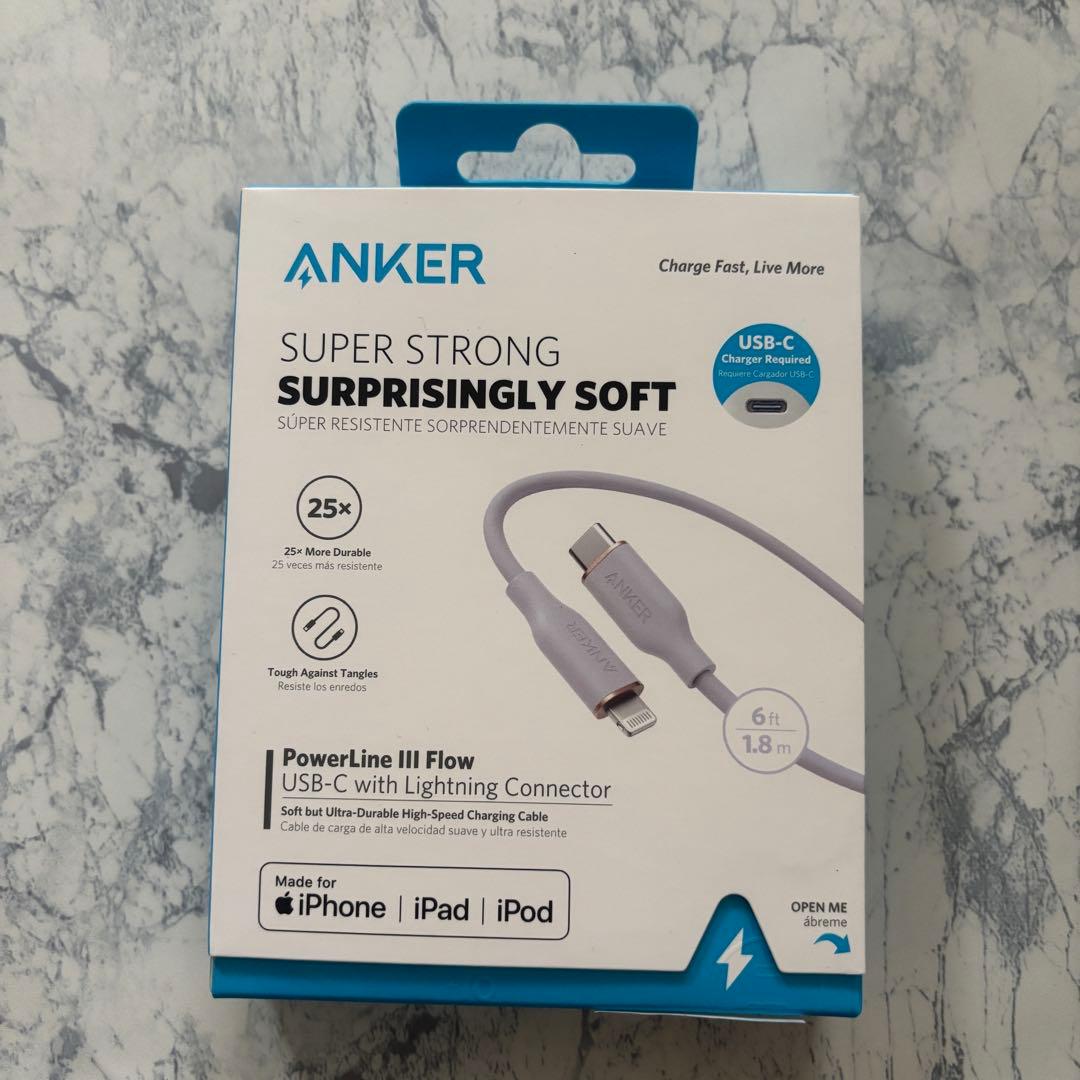 新品【ANKER】アンカー モバイルバッテリー充電器・アダプター・USB セット