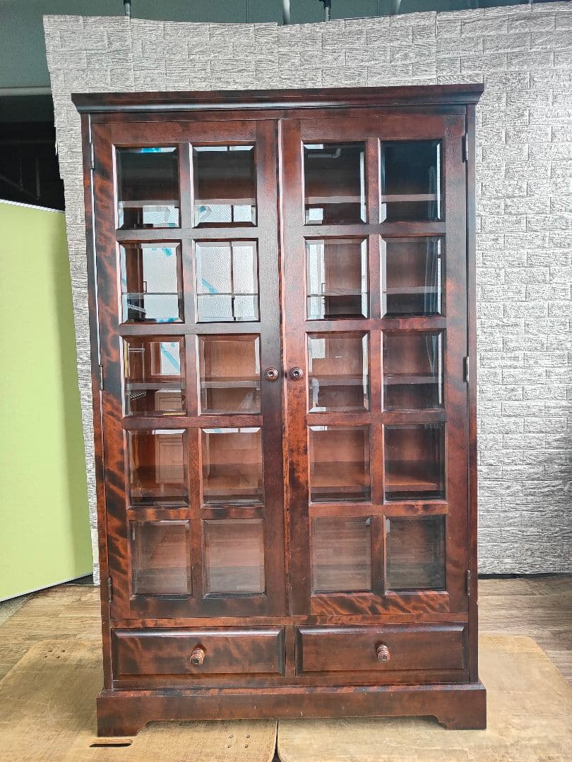 北海道民芸家具 本棚 書棚 収納棚 キャビネット 飾り棚