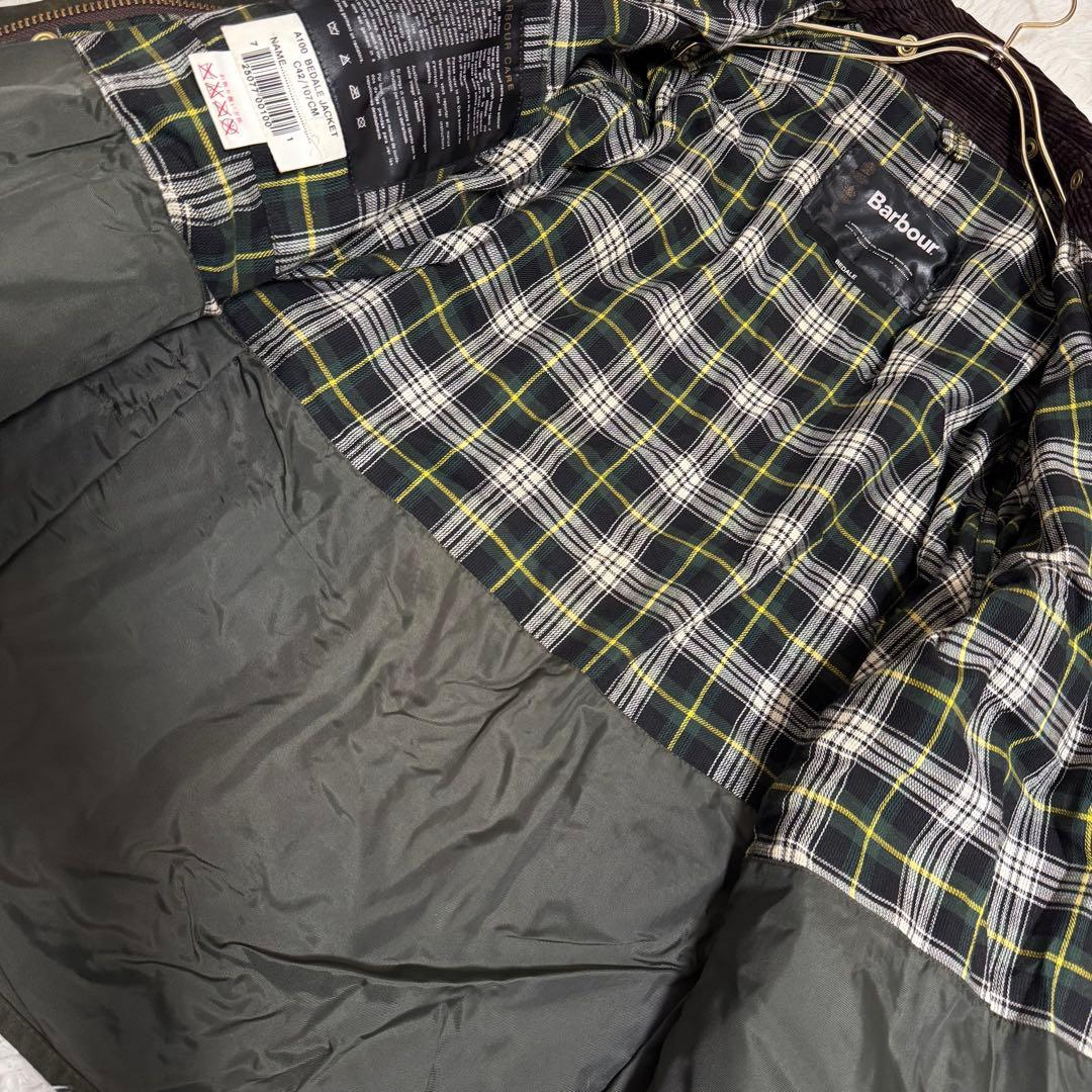 Barbour ビデイル カーキ 42 107cm 英国