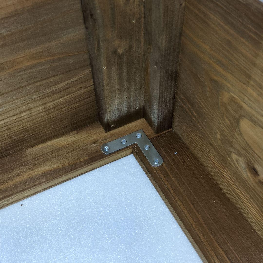 NV22 杉板カバーセット　オーバーフロー加工　木枠　ビオトープ　メダカ