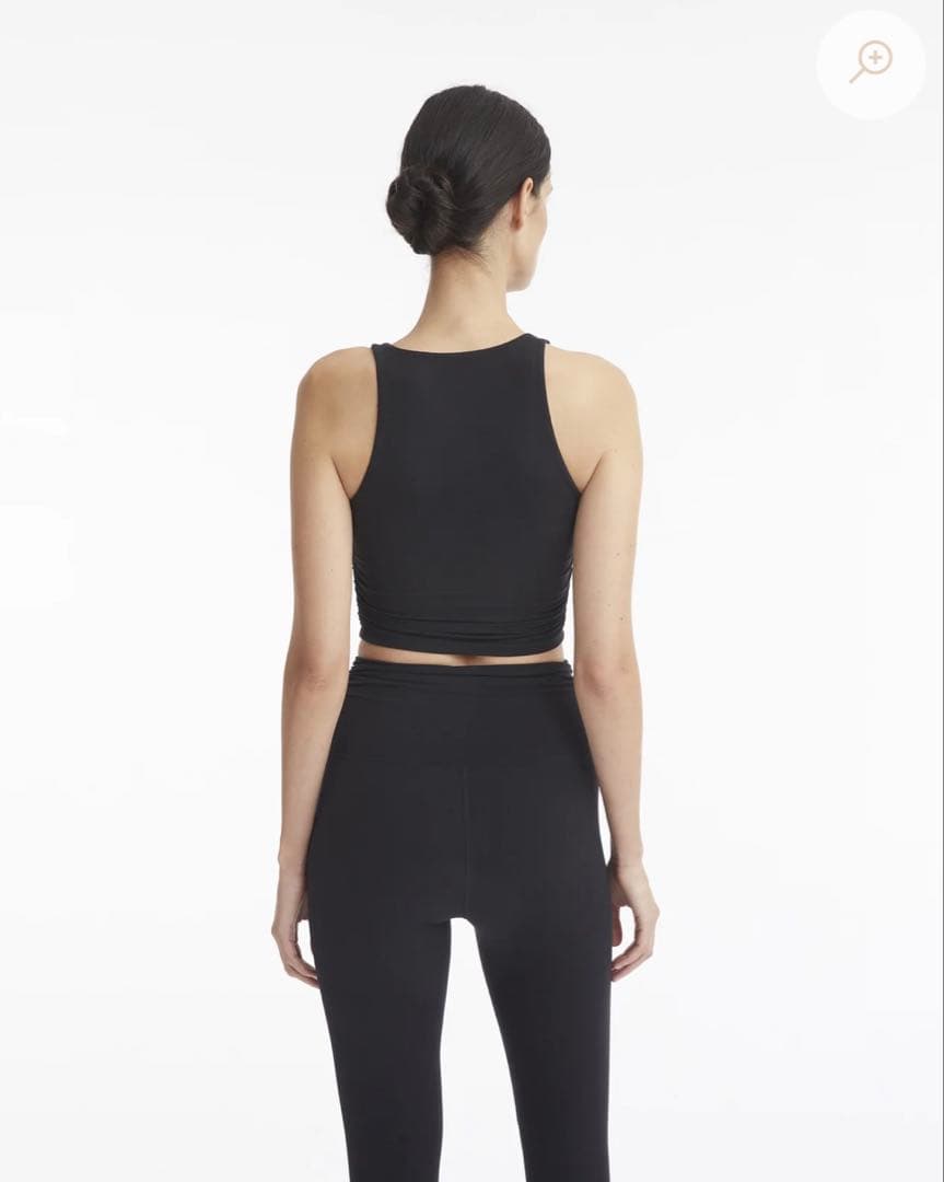 ヨガ・ピラティス NYLORA LILY TOP BLACK