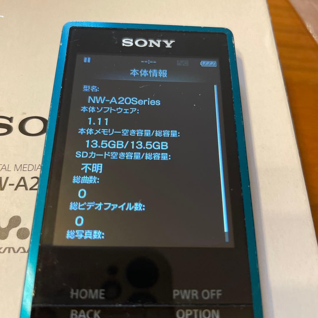 SONY WALKMAN ＮＷ-A25 16GB/LM ハイレゾ音源対応
