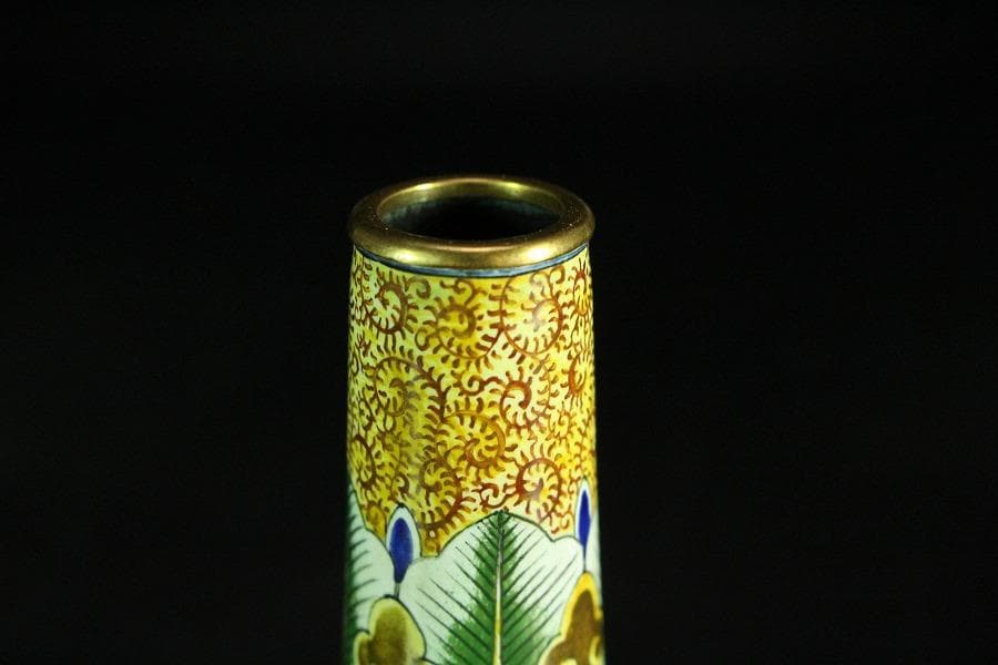 中国美術 琺瑯彩 香炉 箸筒 香合 三揃(K-A831)