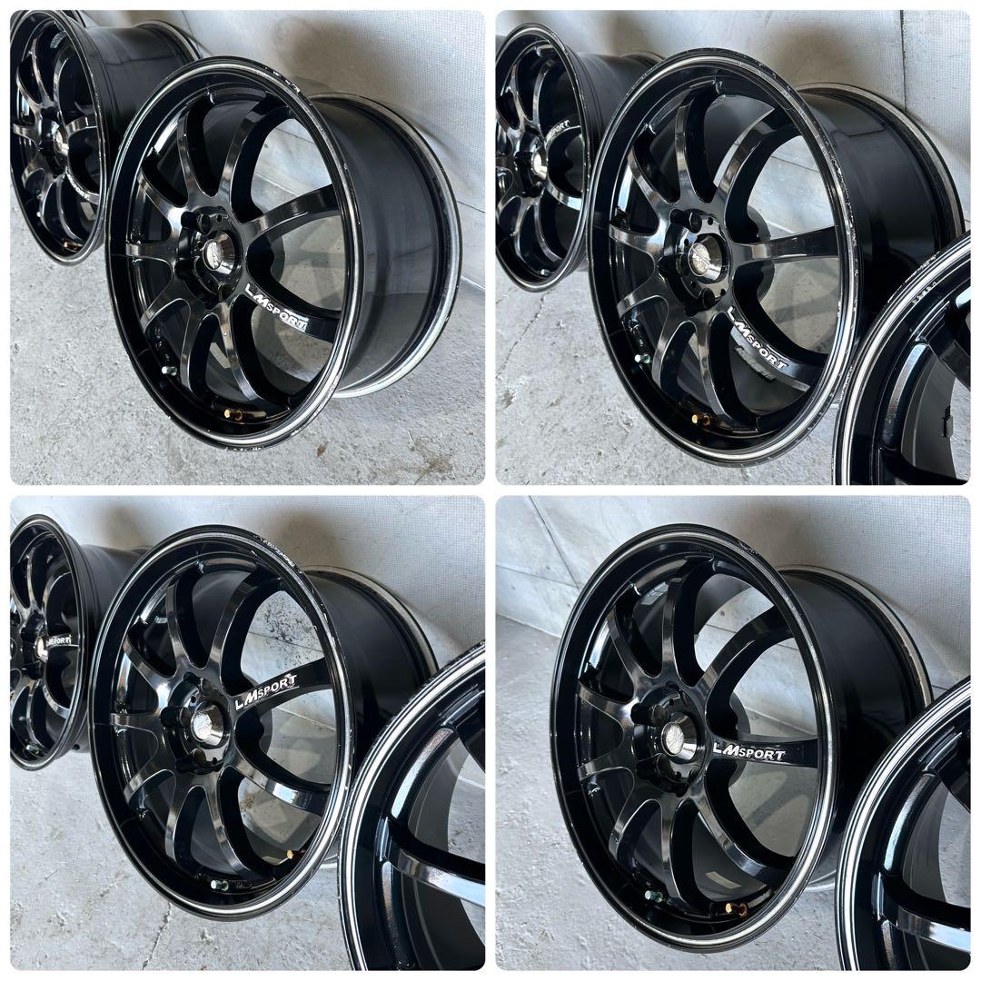 三菱 ランエボⅦ 装着 LM SPORT 18インチ　アルミホイール4本セット