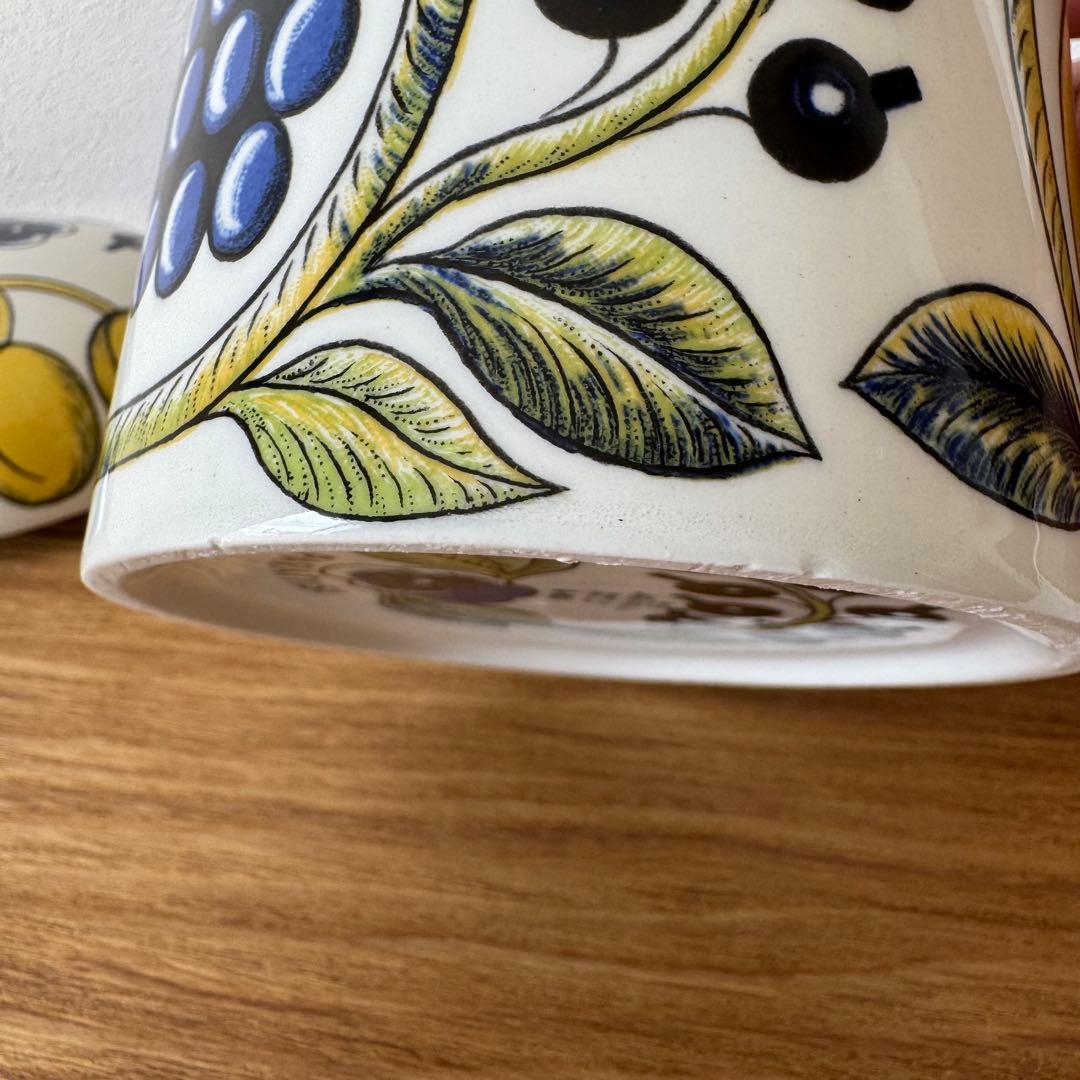 アラビア　ヴィンテージ　初期オールドパラティッシ　ビオラロゴ　キャニスタージャー