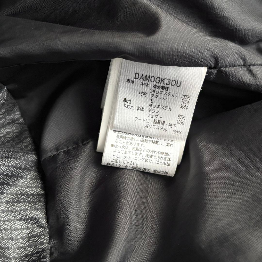 デサントオルテライン マウンテニア ダウンジャケット ブラック M