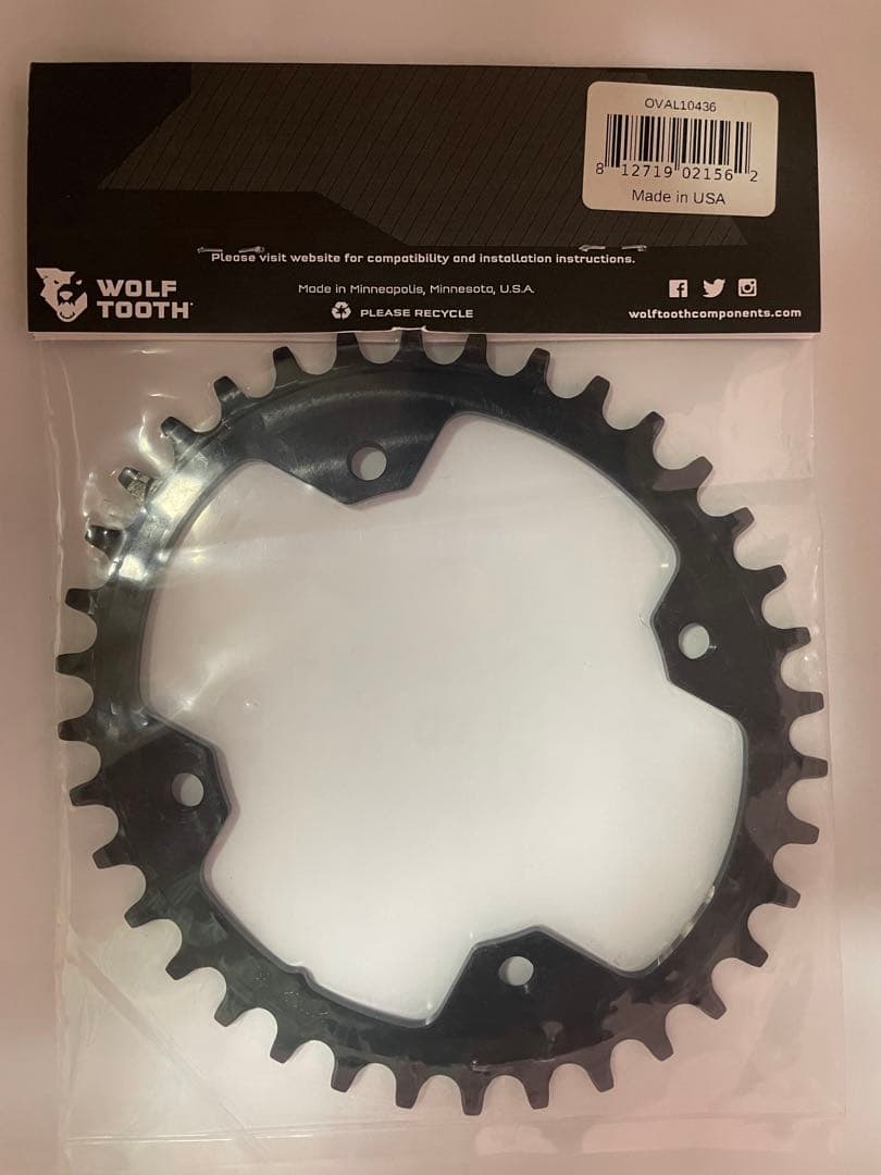 WOLFTOOTH MTB用ナローワイドチェーンリングBCD104 36T