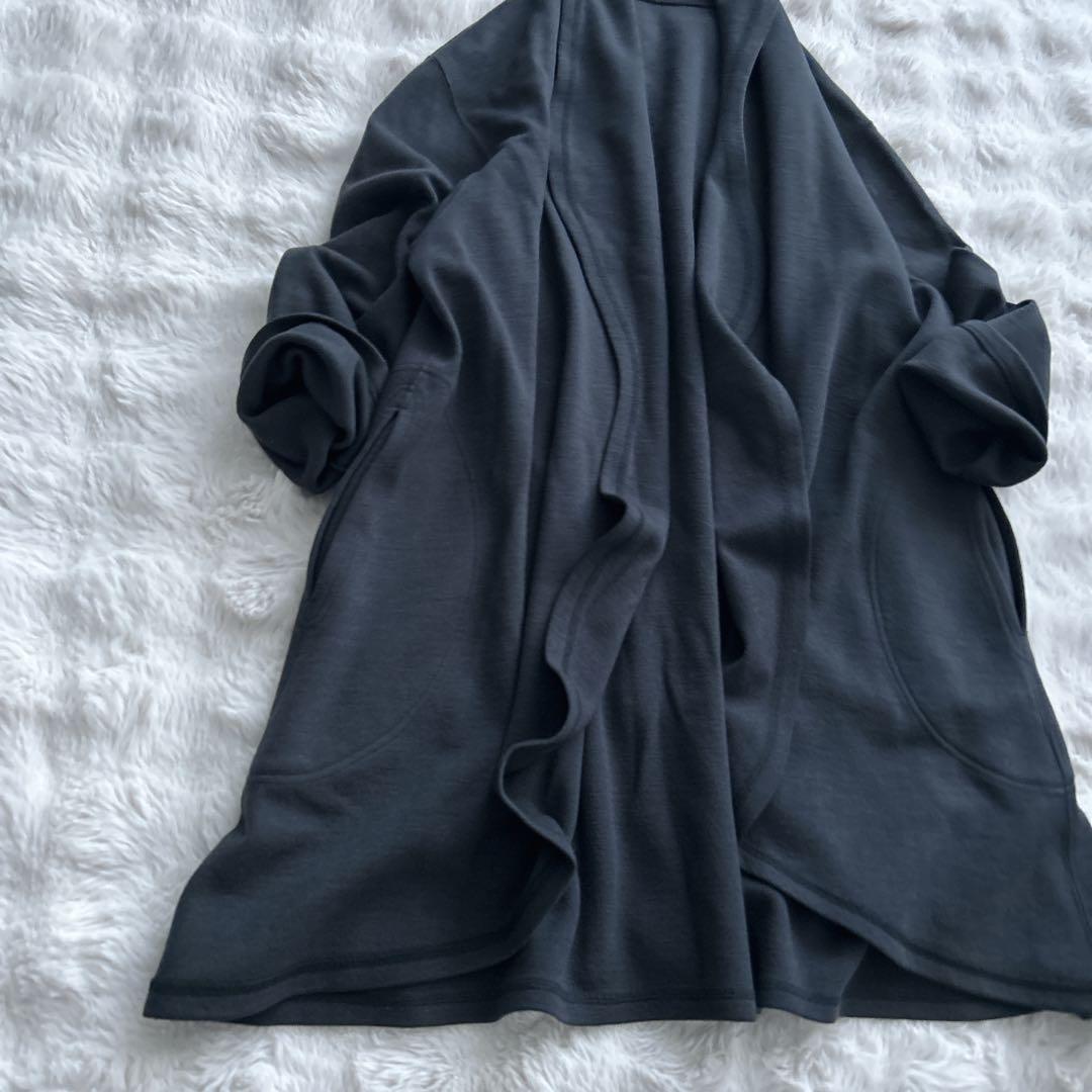 ヨーガンレール★アルパカ混　ウール フロントオープン 羽織 カーディガン