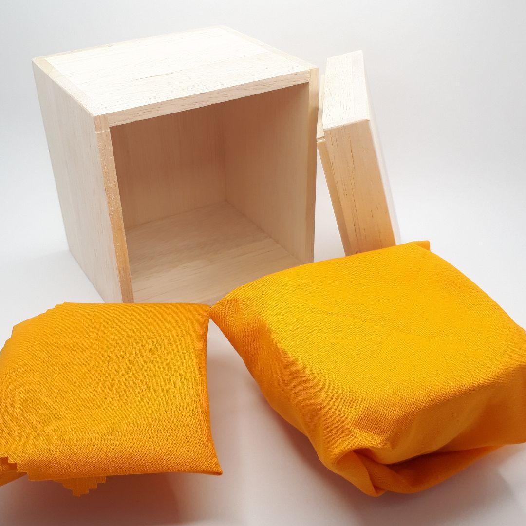 江戸切子　堀口硝子✩秀石　金赤色被せ　八角籠目 蓋物　【 美品 】