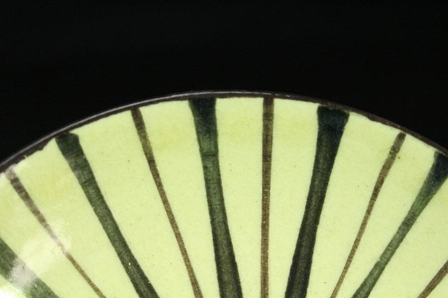 麦藁手 蓋茶碗 十客 時代物(K-YC510)