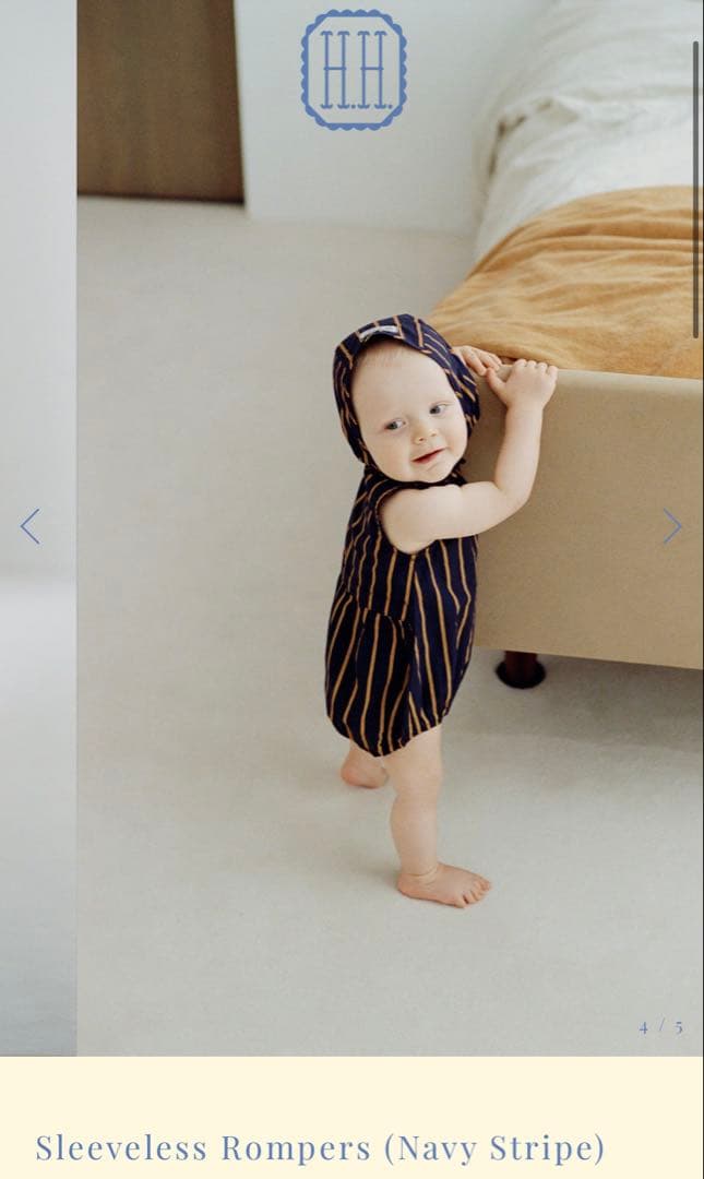 house on the hill ロンパース（Stripe）70