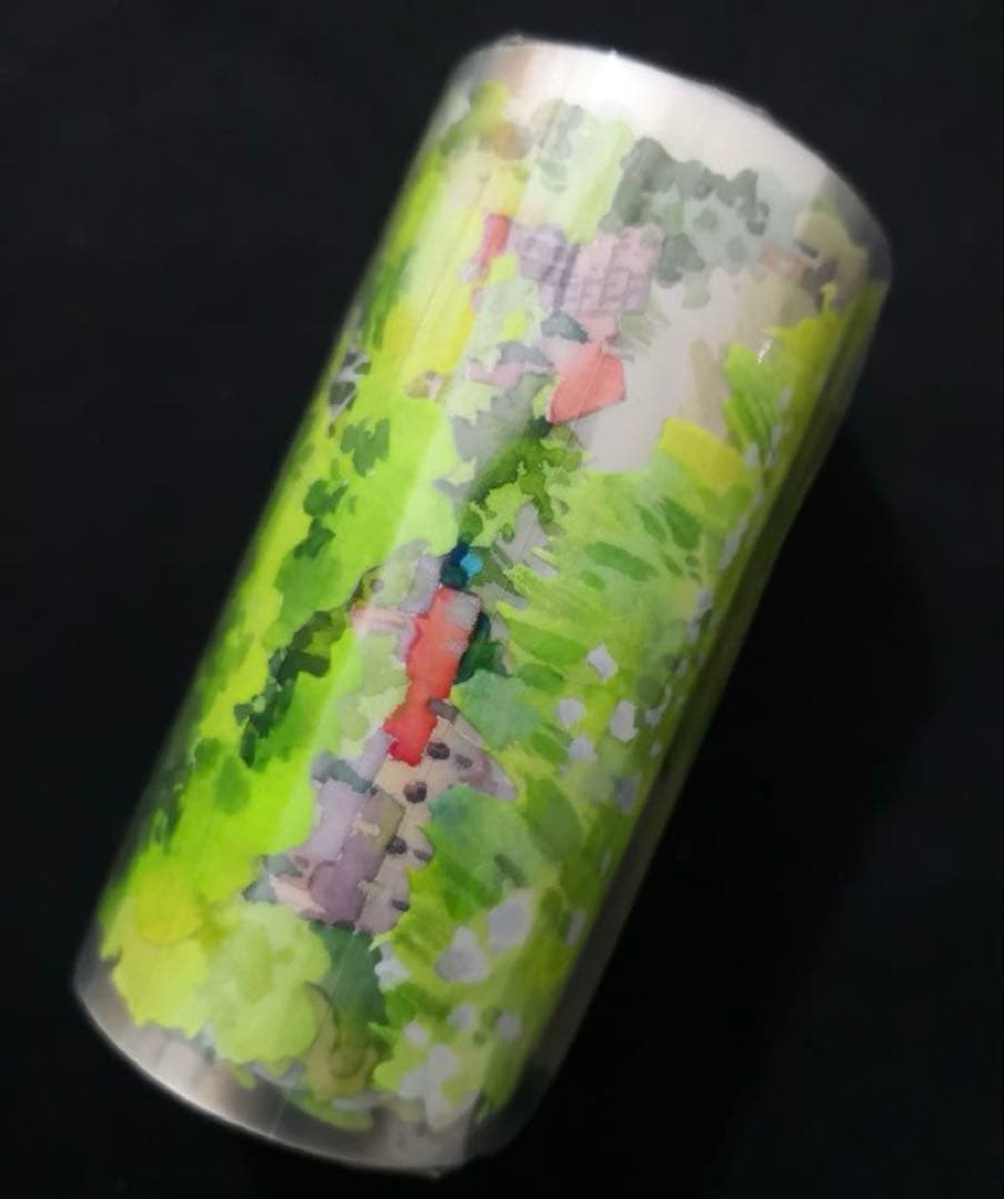 【8572】海外　マステ　5m巻売り　PETマスキングテープ　春景色