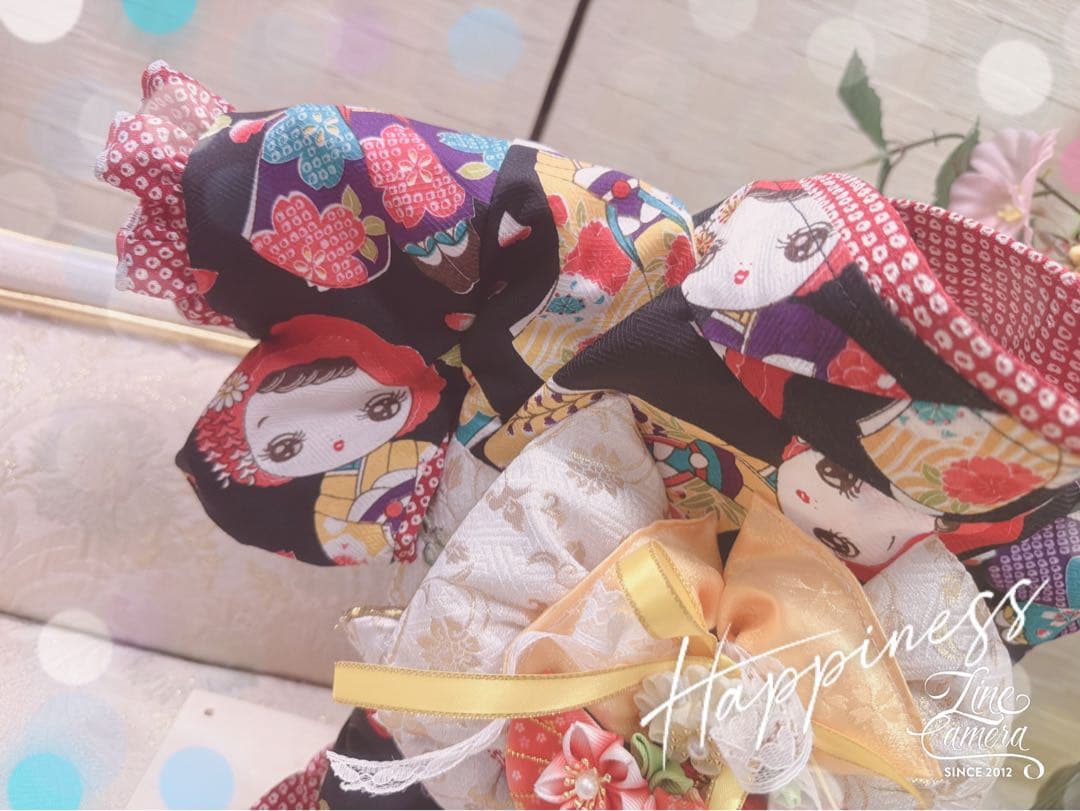 B403,pon2pan2☆オーダー☆犬お着物☆文化人形