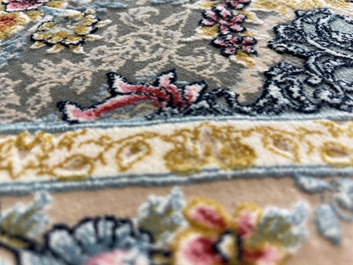 本場イラン産　新品/高級ペルシャ絨毯／超高密度織/カーペット