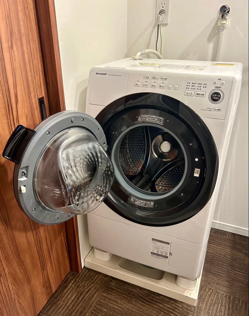 【11/12,13限定値下げ】シャープドラム式洗濯乾燥機ES-S7F-WL