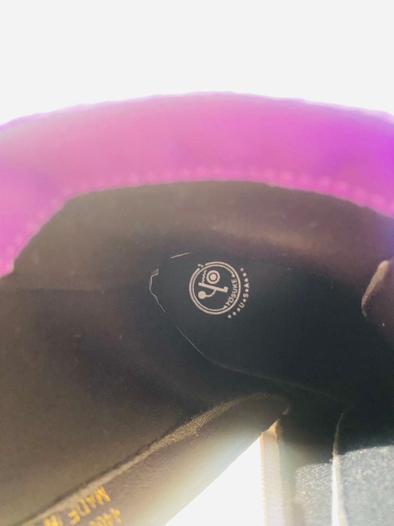 9194.【極美品】完売サイズ!! YOUSUKE 厚底 ベルト 鋲打ち ブーツ