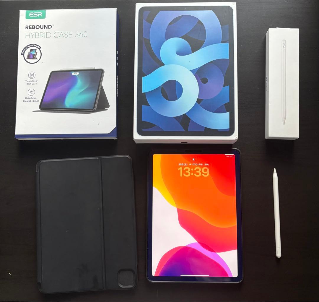 iPad Air 第4世代+ Apple Pencil第2世代+ ケース