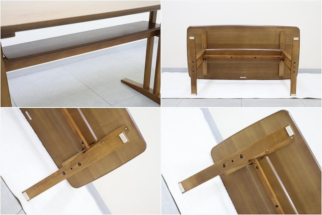 カリモク60 カフェテーブル1200 ウォールナット 食卓 机 テーブル