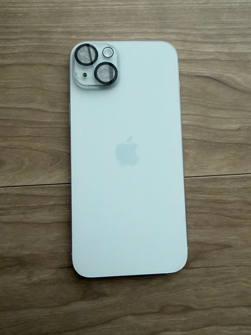 【美品】iPhone 15 PLUS ブルー 128GB フィルムセット