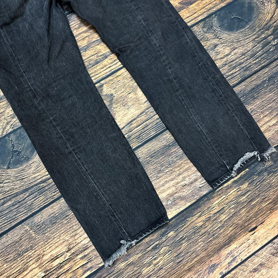 パンツ UNUSED / rebuild black denim pants