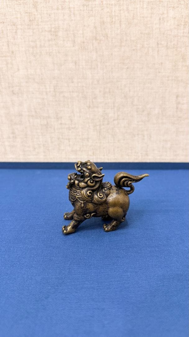 縁起物 麒麟像 銅製 香炉・置物｜古美術調｜開運・財運｜床の間飾り
