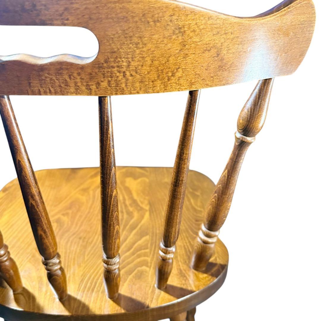 HR913 柏木工　ウィンザーチェア　ダイニングチェア　スピンドルバック