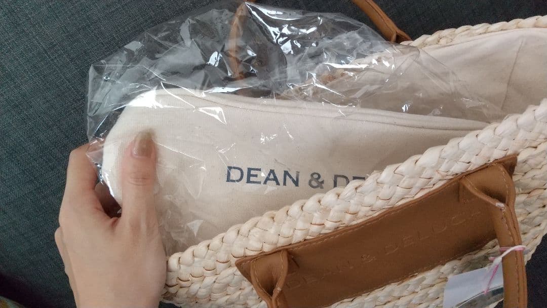 新品・未使用品　DEAN & DELUCA かごバッグ 小