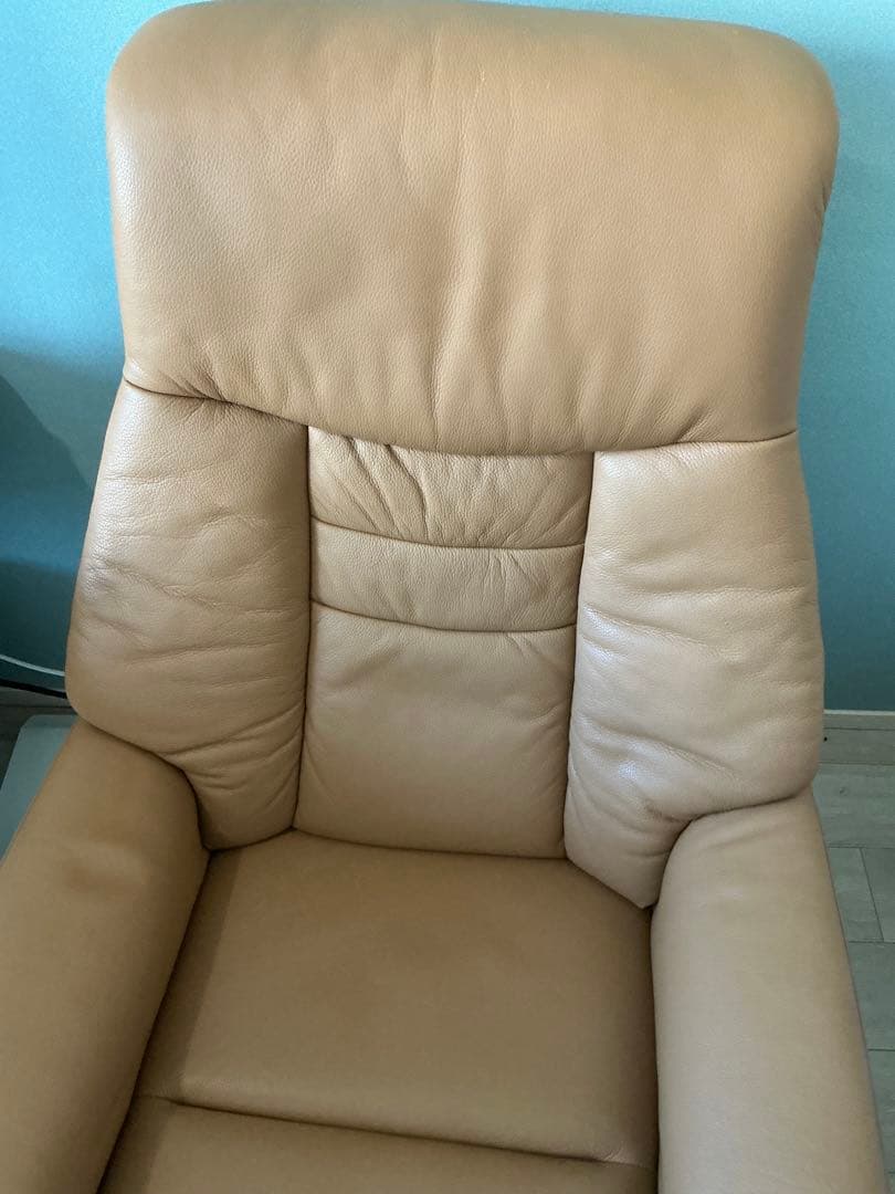 2024年購入 IDC大塚家具 電動リクライニングチェア 半革 定価16.8万円