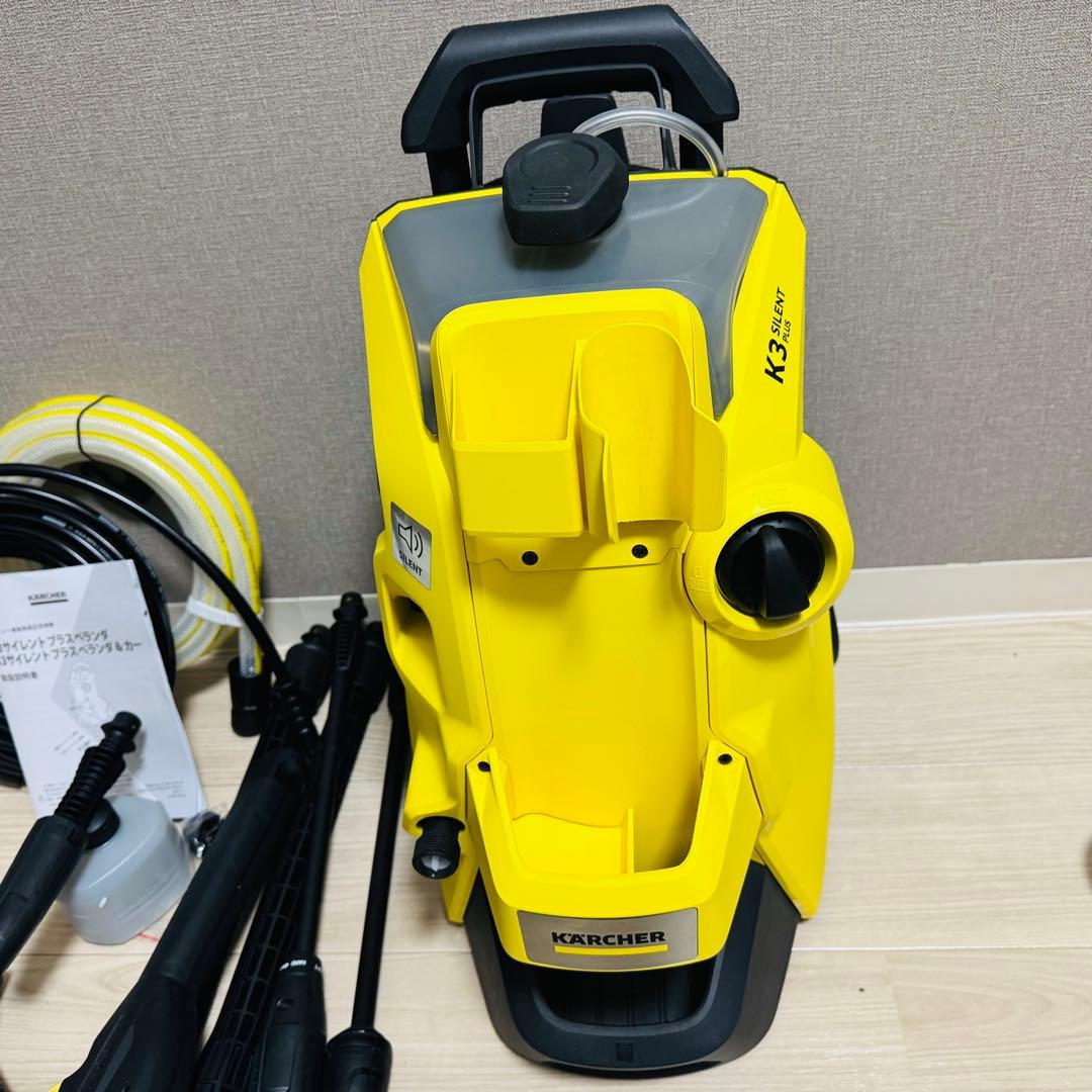 K3サイレントプラスベランダ&カー水冷式モーター高圧洗浄機西日本用(60Hz)