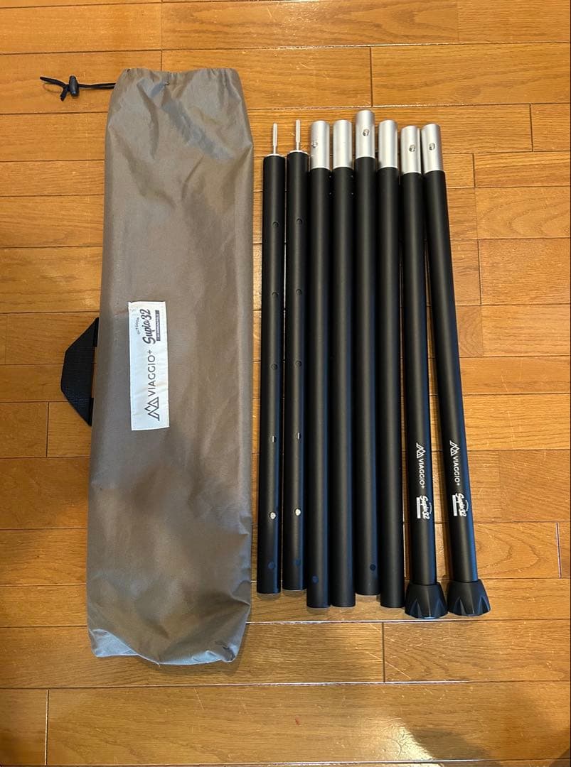 Ogawaシステムタープ ペンタ4×4 T/C ポール２セット