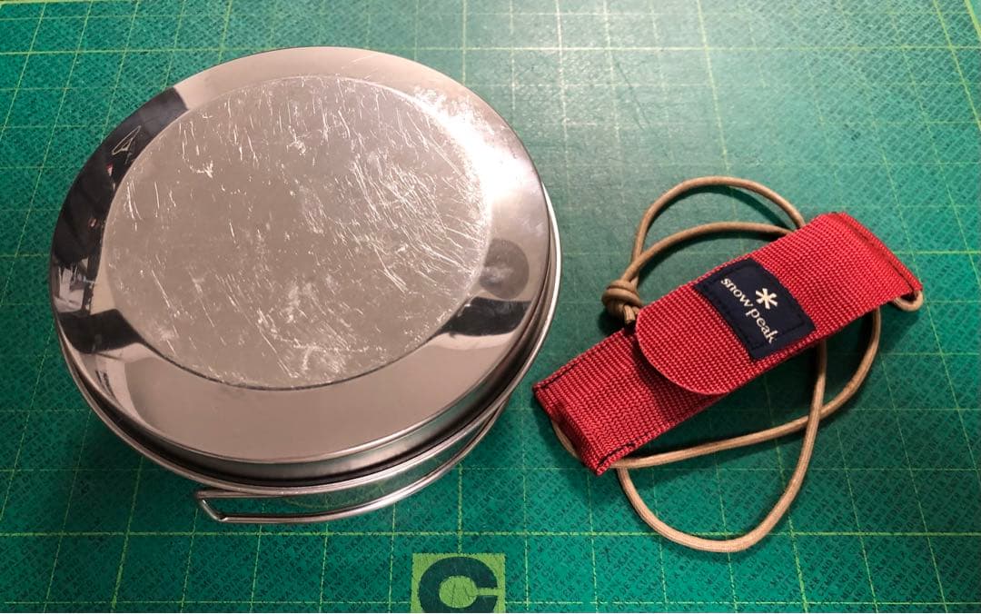  peak ステンレスパーソナルクッカー＆箸セット ポーチ付き 絶版品