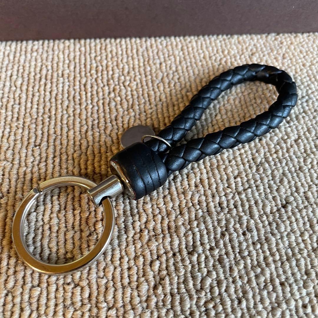 正規品⭐️極美品⭐️BOTTEGA VENETA 男女 ボッテガ　キーリング　黒