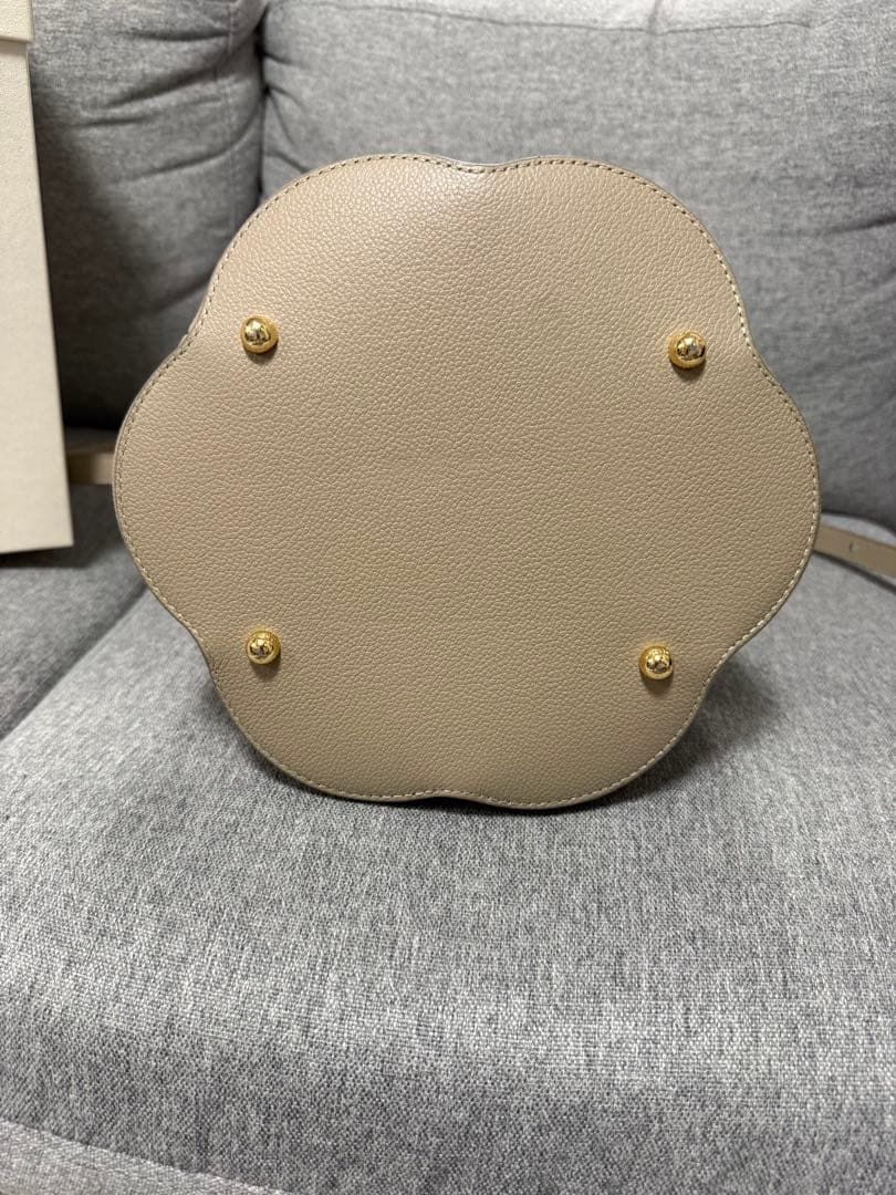 POLÈNE NUMERO Huit トープ ポレーヌカヌレバッグ(大)