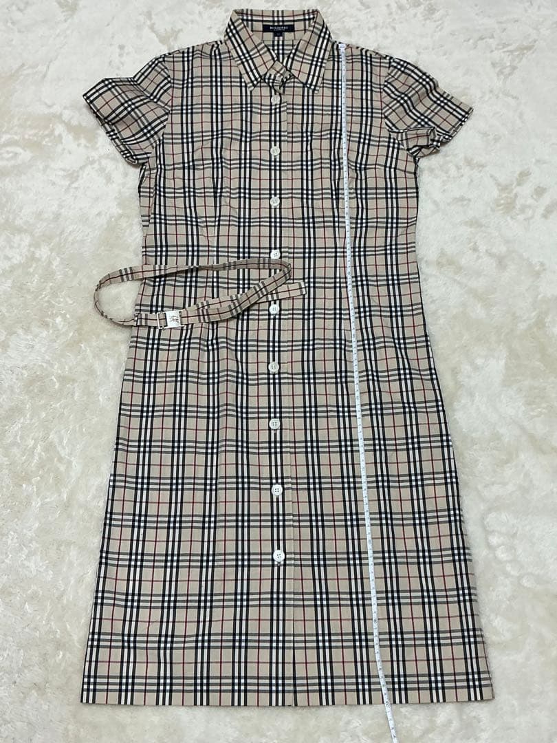 BURBERRY チェック柄 半袖ワンピース