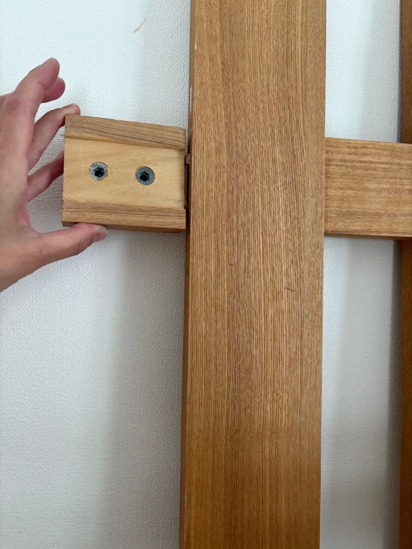 無印良品(MUJI) オーク材 セミシングル ハイベッド