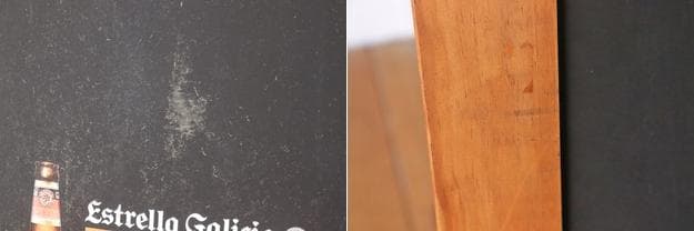 ヴィンテージ スタンド 立て看板 メニューボード エストレーリャ・ガリシア