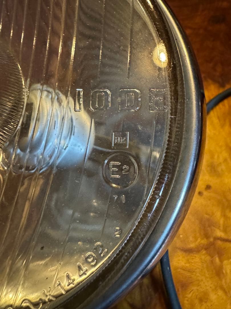 旧車にマーシャルヘッドライト819 長期保管品　ジャンクとして