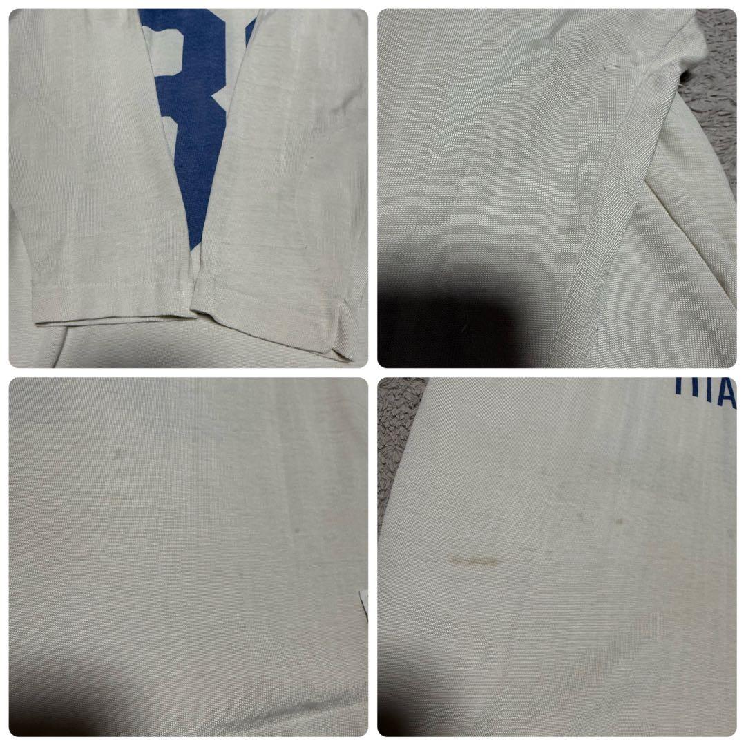 70s Champion rayon football両面染み込み　ナンバリング