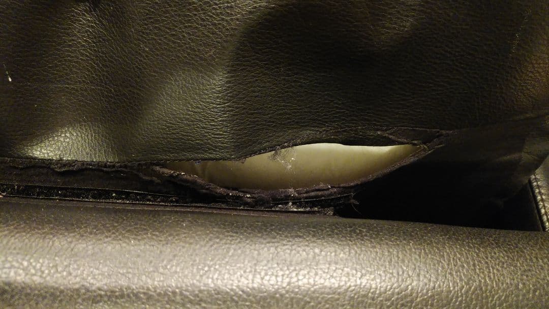 無印良品 ソファー　ブラック レザー 本革 2人掛け 3人掛け 黒 ソファ