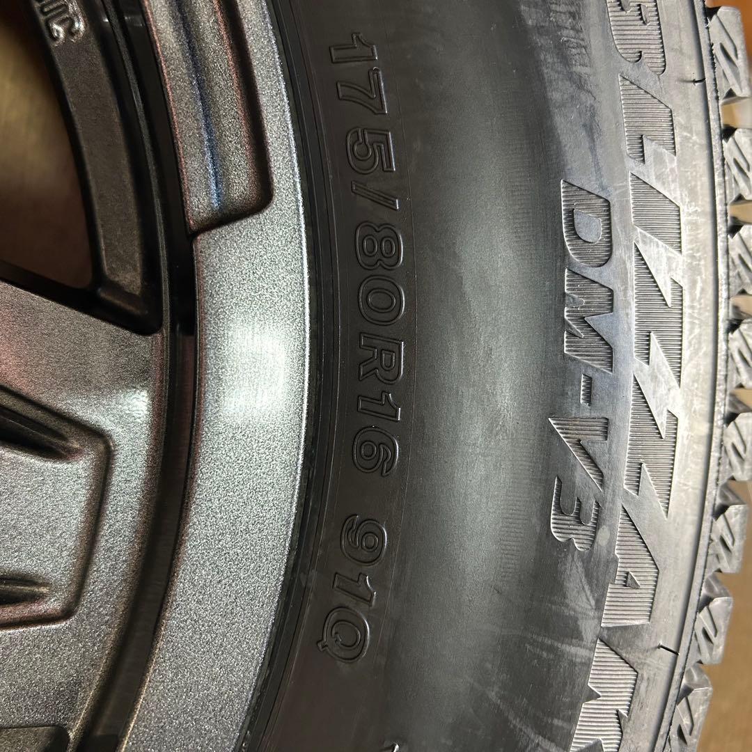 ブリザック 175/80R16 DM-V3 ジムニー 実走3000km 美品