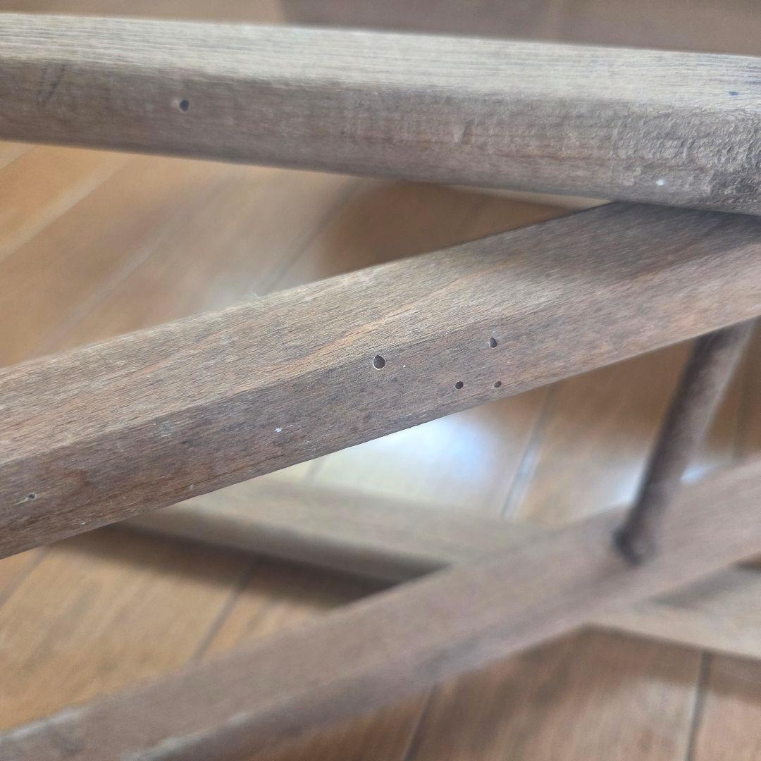 フランス　アンティーク　小さなアイロン台　ままごと