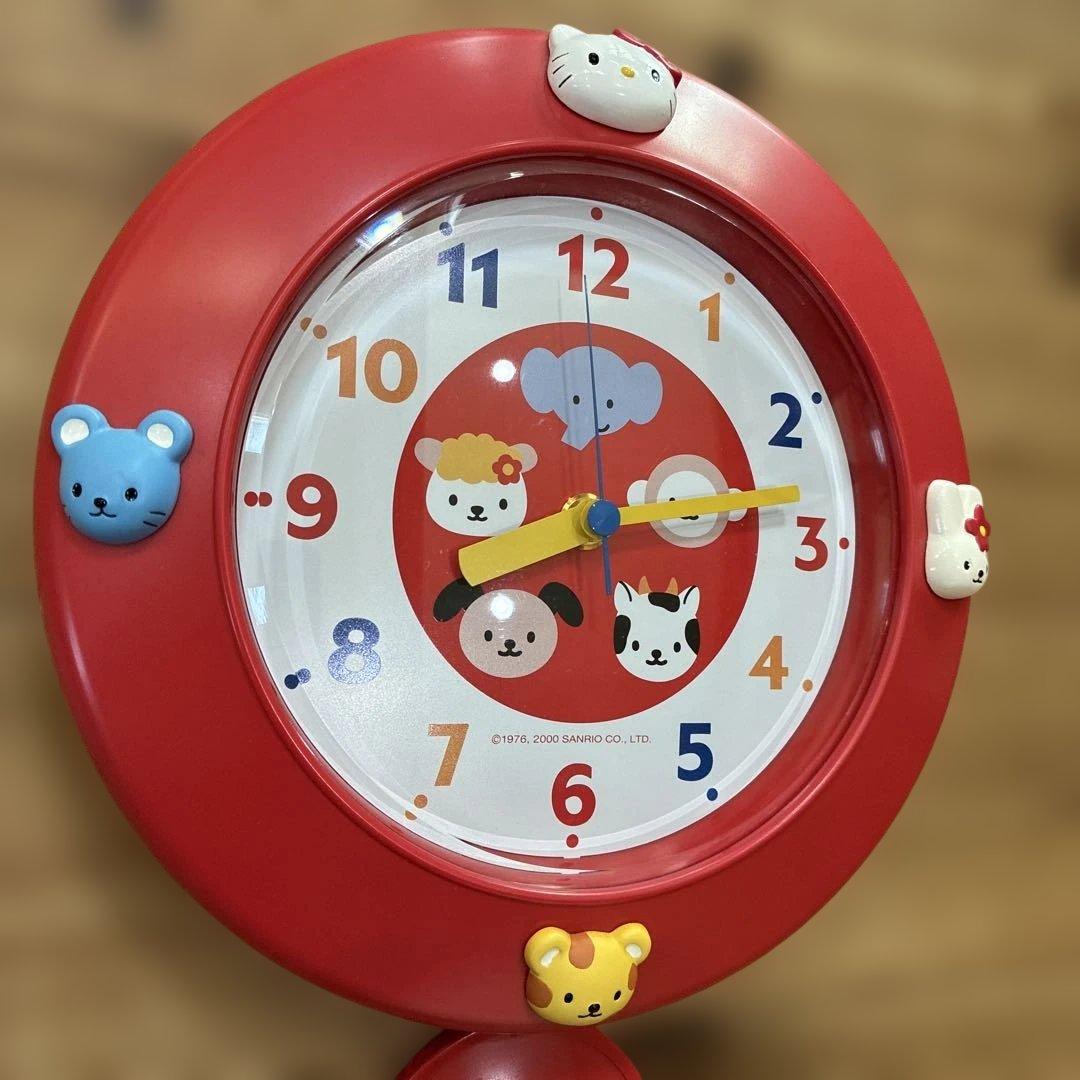 サンリオ HELLO KITTY 掛け時計 ふりこ時計2000年 平成レトロ