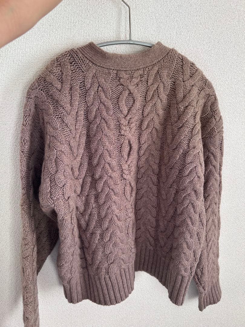 LAUREN RALPH LAUREN カシミアブレンドカーディガン