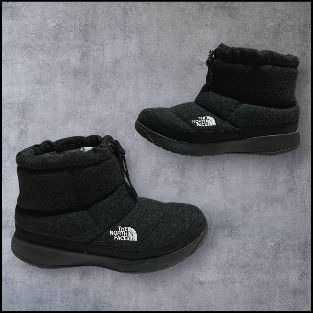 美品✨ノースフェイス（25）ヌプシ スノーブーツ 撥水加工　ウール フリース