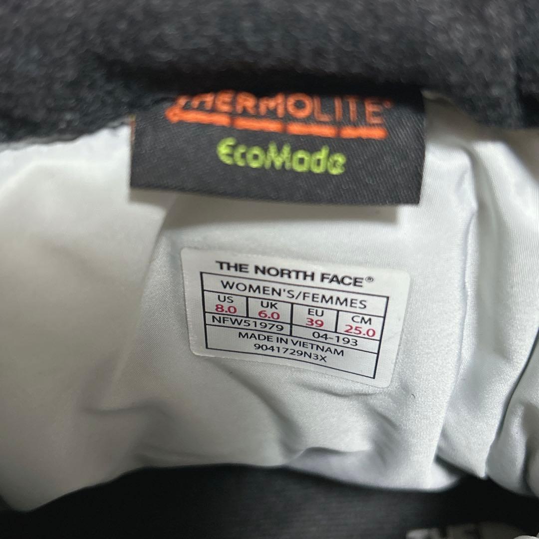 美品✨ノースフェイス（25）ヌプシ スノーブーツ 撥水加工　ウール フリース