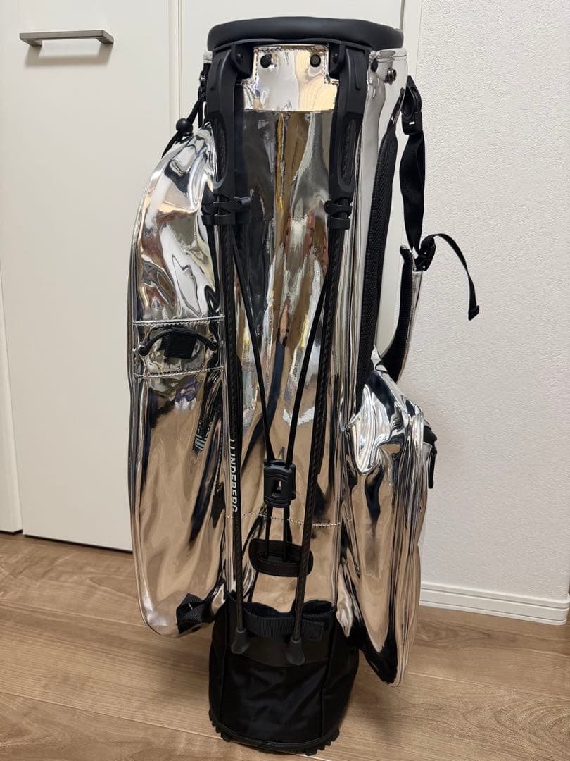 新品未使用品J.LINDEBERG シルバー キャディバッグ VESSELコラボ